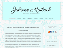 Tablet Screenshot of juliane-maibach.com